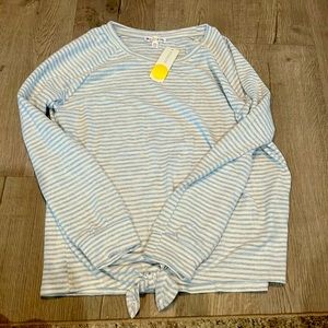 Stich Fix Tie Front Pullover Blue Size youth XXL